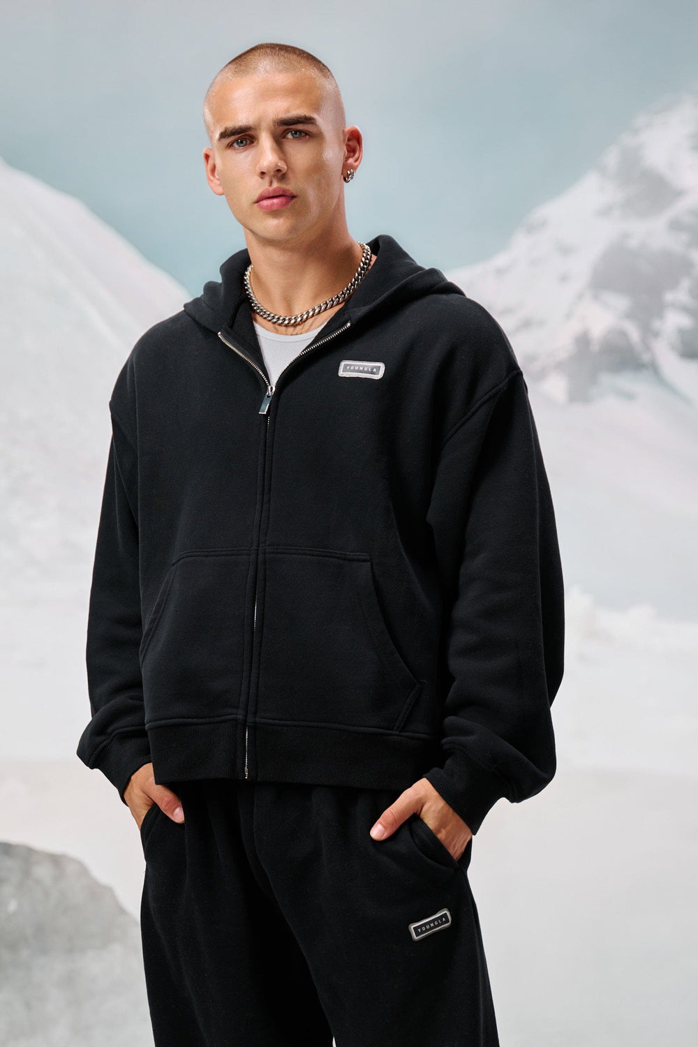 5051 - Comfy Collection - Zipup - Black