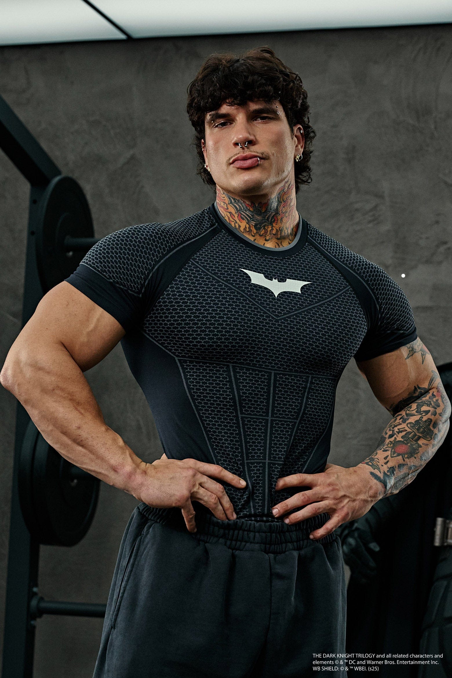 4259 - Batman Compression Tees New Colors - Black