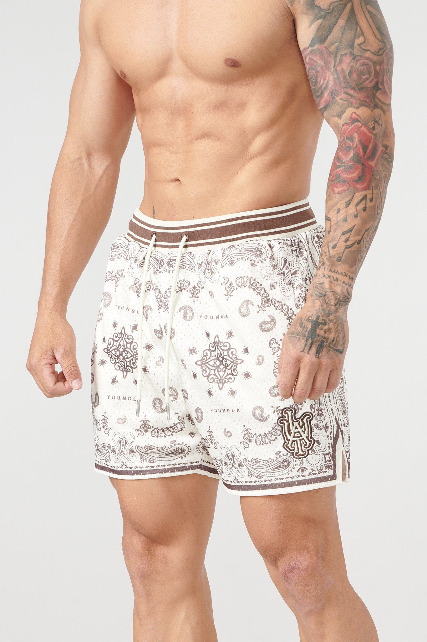 132 Infamous Bandana Shorts - Chocolate