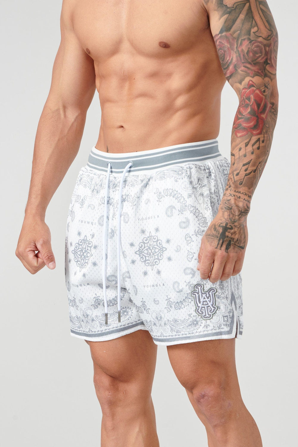 132 Infamous Bandana Shorts - Grey