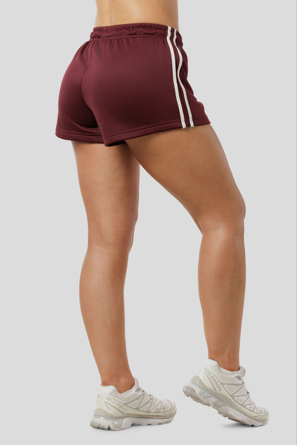 W1169 - Daily Track Shorts - Burgundy