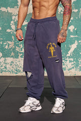 2054 - Gold's Iron Legacy Layered Joggers - Navy