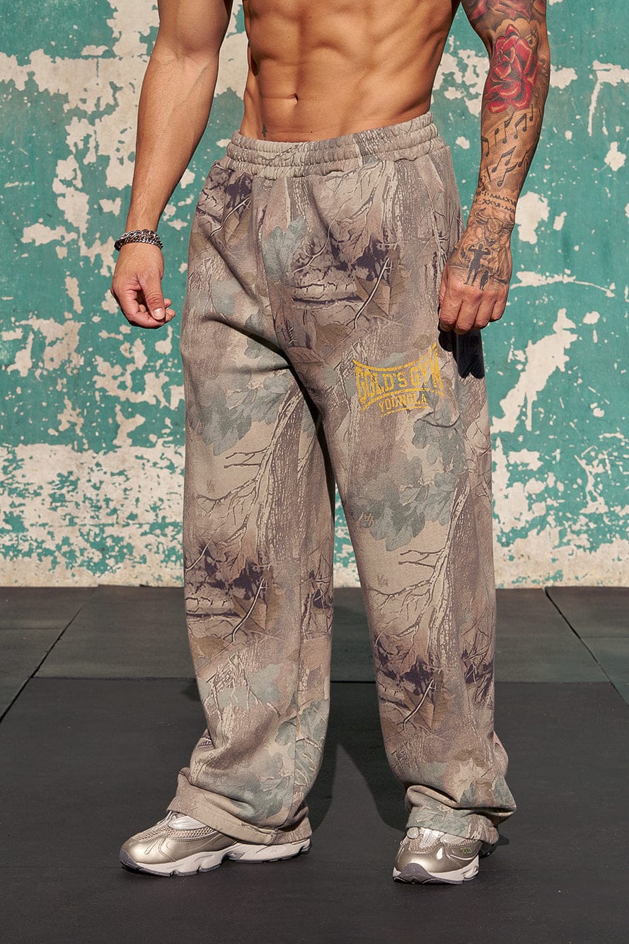 2052 - Gold's Iron Legacy Heritage Sweats - Beige Tree Camo