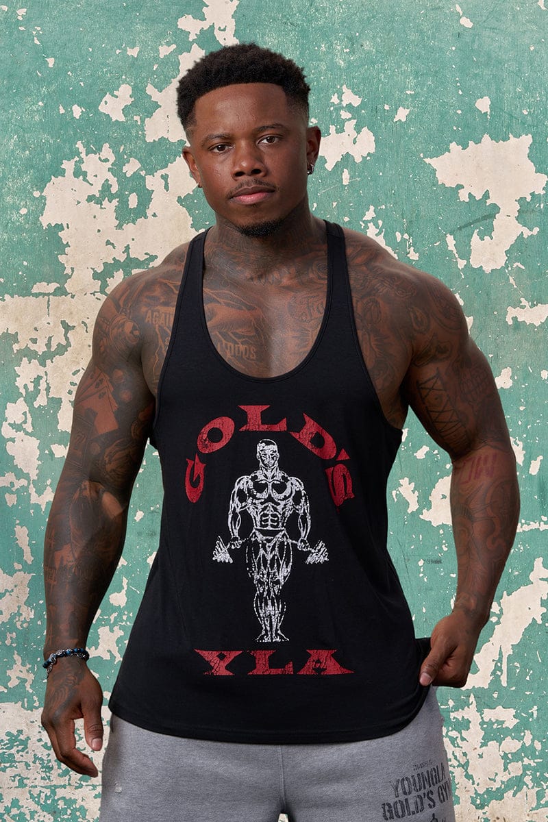 3003 - Gold's Iron Legacy Icon Stringers - Black