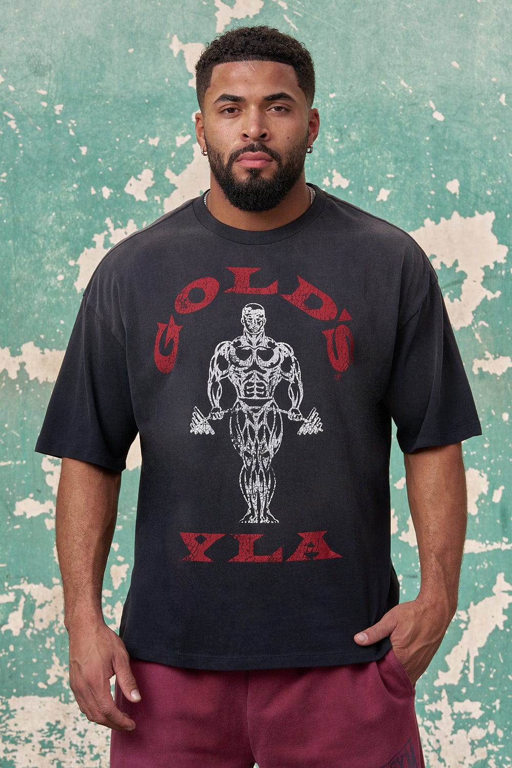 4213 - Gold's Iron Legacy Icon Tees - Black