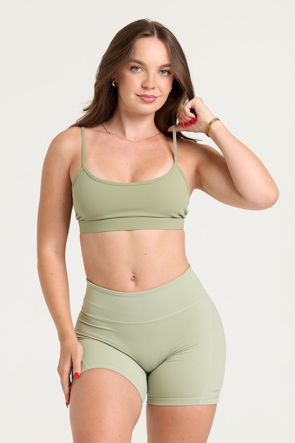 W351 - Legacy Sports Bra - Sage Green